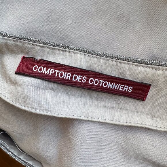 Comptoir des Contonniers | Gray shift dress with pockets in Size 8 - Picture 2 of 6